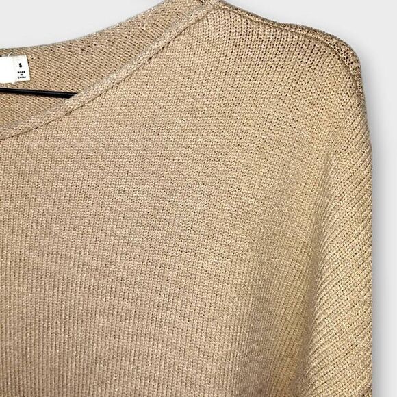 Mod Ref Womens Sweater Sz Small Classic Tan Fine Knit Classicore Lagenlook Cozy - Picture 7 of 11